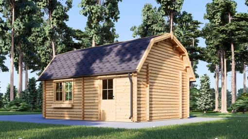 Garāža Mississippi 30 m² (5 m x 6 m), 44 mm