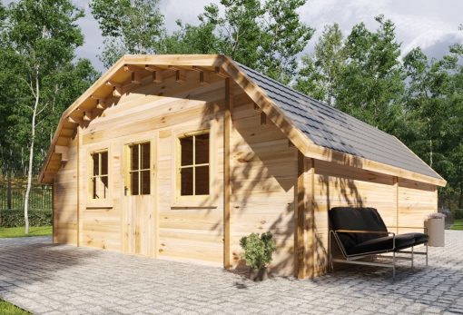 Garāža Texas 36 m² (5.95 m x 5.95 m), 44 mm