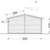 Vasarnīca Hymer 42 m² + 9 m² terase, 44 mm