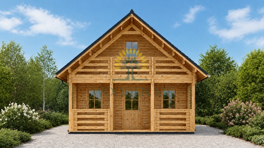 Livington (6 m x 6 m) 36 m², 2 terases, 2 stāvi, 44 mm; dzīvojamā platība 50 m² - Image 5