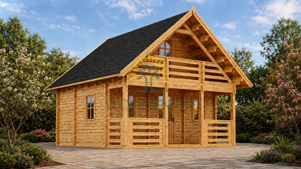 Livington (6 m x 6 m) 36 m², 2 terases, 2 stāvi, 44 mm; dzīvojamā platība 50 m² - Image 3