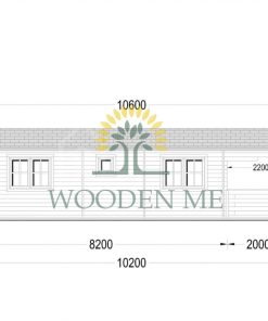 Vasarnīca Hymer 42 m² + 9 m² terase, 44 mm