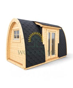 Grezns Kempings Pod 2.4 m x 4.8 m (ar ieeju no sāna), siltināts