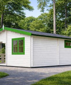 6×6 Dārza mājiņa ar terasi OLIVIA