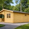 6×6 Dārza mājiņa ar terasi OLIVIA