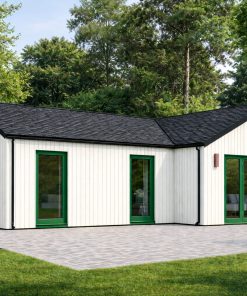 Valeri 80 m² (44 mm + 19 mm koka apšuvums)
