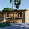 Dārza mājiņa NORA 24 m² – Skandināvu elegance dārzā