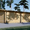 Dārza mājiņa NORA 24 m² – Skandināvu elegance dārzā