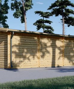 Dārza mājiņa NORA 24 m² – Skandināvu elegance dārzā