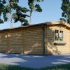 Dārza mājiņa NORA 24 m² – Skandināvu elegance dārzā