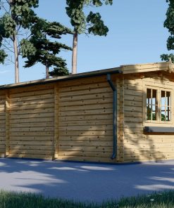 Dārza mājiņa NORA 24 m² – Skandināvu elegance dārzā