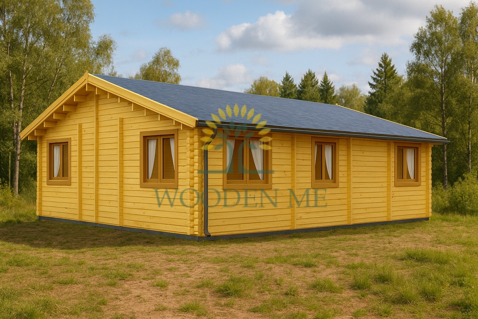 Koka māja Alice 72 m² Koka māja Alice 72 m²