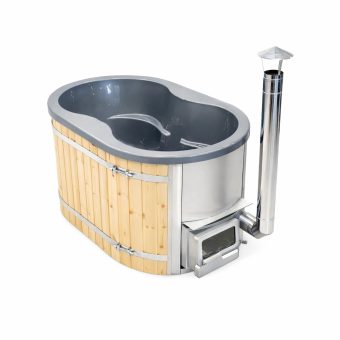 Akrila Ofuro kubls 120 × 190 cm ar integrētu krāsni