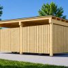 Nojume ar L formas sienu LUNA F (3,2 x 6 m)
