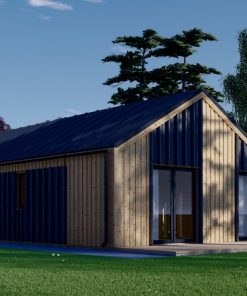 SCARLET koka māja 139 m² (16,9 × 14,2 m), 44 mm + apšuvums
