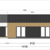 SCARLET koka māja 139 m² (16,9 × 14,2 m), 44 mm + apšuvums
