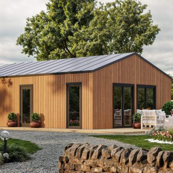 Siltināta koka māja KAIA 9.34 × 6.14 m