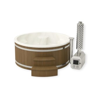 Kubls ar akrila ieliktni Ø2.0 / Ø2.25 m – 26 kW ārējā krāsns