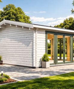 Koka dārza mājiņa MIA (44 mm), 5,5 × 5,5 m, 30 m²