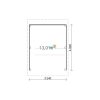 Carport-Fugi 18 m²
